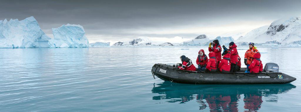 Scientists tagging whales in Antarctica