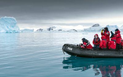 Zodiac Cruising in Antarctica