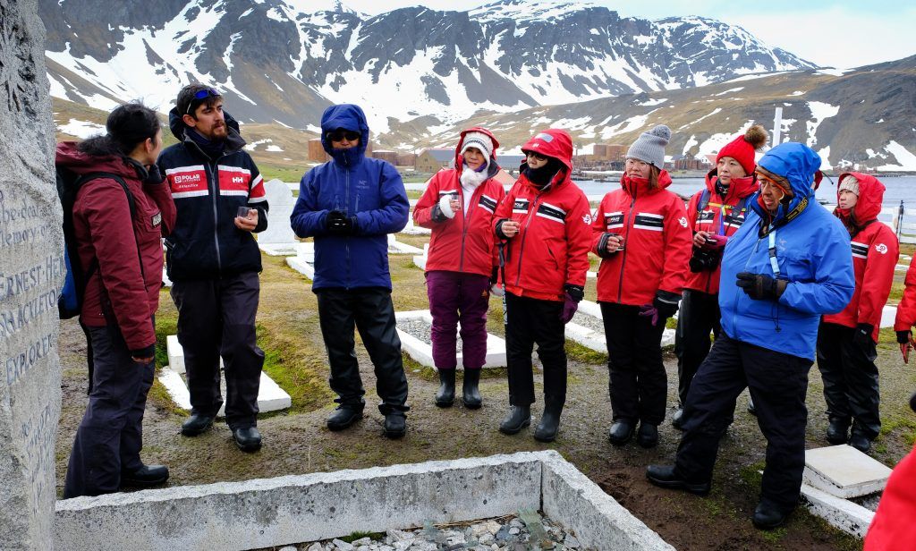 A visit to Shackleton's grave