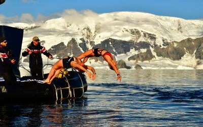 Doing the Polar Plunge in Antarctica