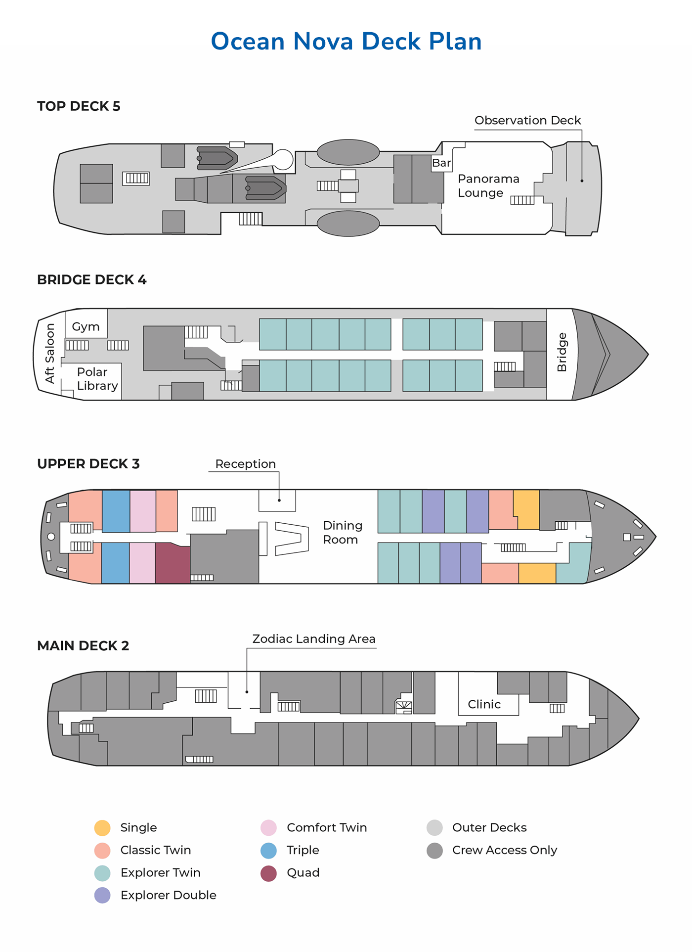 Seaventure Deck Plan