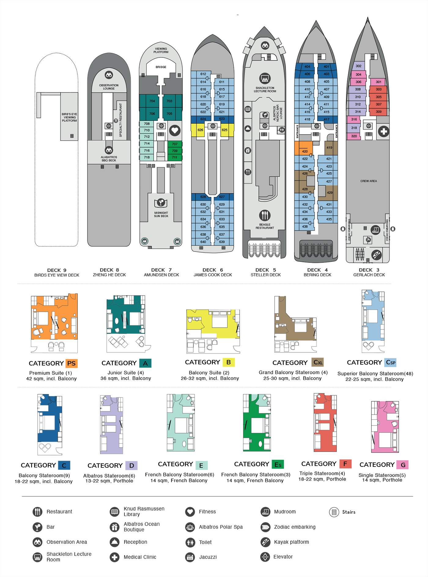 Seaventure Deck Plan